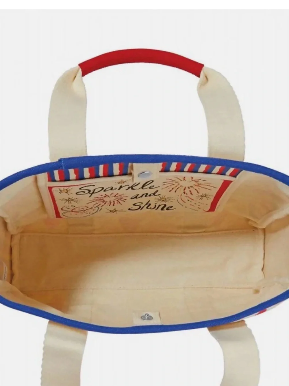 BRIGHTON  Heart Print Canvas Tote Bag‎ in Multi-Color